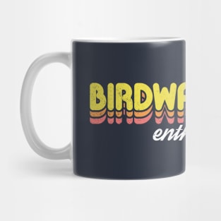 Retro Birdwatching Enthusiast Mug